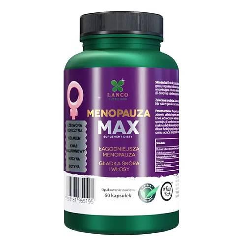 Zdjęcie produktu - LANCO NUTRITIONS Menopauza Max, 60 kaps.