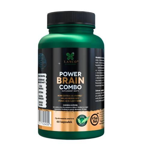 Zdjęcie produktu - Lanco Nutritions Power Brain Combo, 60 kaps.