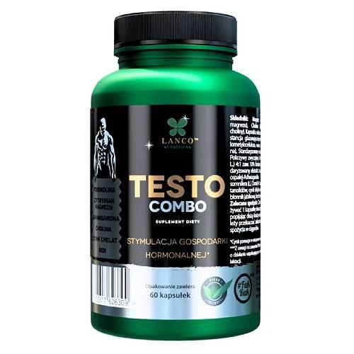 Zdjęcie produktu - LANCO NUTRITIONS Testo Combo Wzrost poziomu testosteronu, 60 kaps.