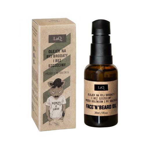 Zdjęcie produktu - LaQ Olejek do brody przed i po goleniu Dzikus z Lasu, 30ml