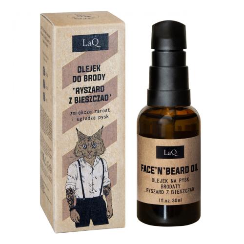 Zdjęcie produktu - LaQ Ryszard z Bieszczad Olejek do brody, 30ml