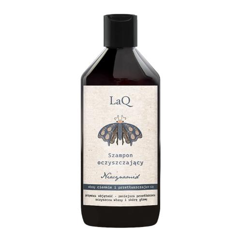 Zdjęcie produktu - LaQ Szampon oczyszczający do włos&oacute;w z Niacynamidem, 300ml