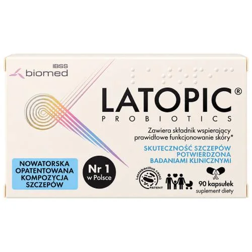 Zdjęcie produktu - Latopic Probiotics, 90 kaps.
