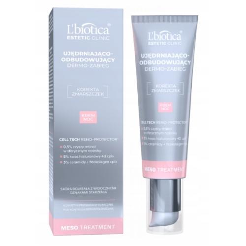 L'BIOTICA Estetic Clinic Meso Treatment Ujędrniająco-odbudowujący Dermo-zabieg - Krem na noc, 35ml 