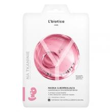 Zdjęcie produktu - L'BIOTICA Lifting Strefy Y Maska do twarzy ujędrniająca, łagodząca zaczerwienienia, 1 sztuka