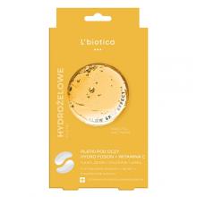 L'BIOTICA PHF + Witamina C Nawilżenie & Rozświetlenie Hydrożelowe Płatki pod oczy, 2 sztuki