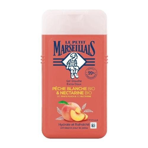 Zdjęcie produktu - LE PETIT MARSEILLAIS Żel pod prysznic Brzoskwinia & Nektarynka, 250ml