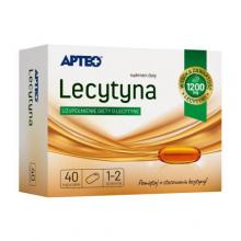 Zdjęcie produktu - APTEO Lecytyna 1200 mg, 40 kapsułek