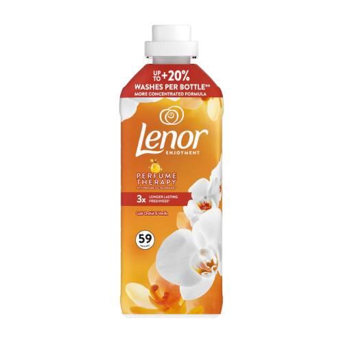 Zdjęcie produktu - Lenor Gold Orchid & Vanilla Płyn do płukania tkanin 59 prań, 1,239 l
