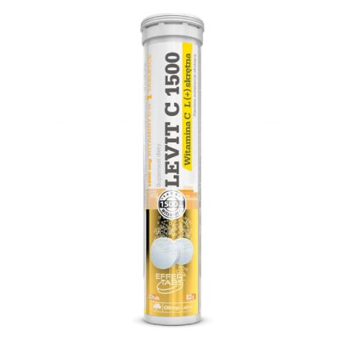 Zdjęcie produktu - LEVIT C 1500 cytrynowy, 20 tabletek musujących 