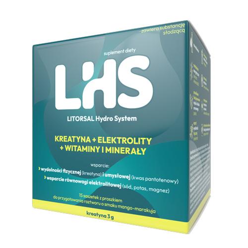 Zdjęcie produktu - LHS Litorsal Hydro System o smaku mango-marakuja, 15 saszetek