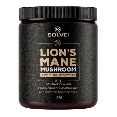 Zdjęcie produktu - Solve Labs Lion's Mane Mushroom Sopl&oacute;wka jeżowata, 100 g