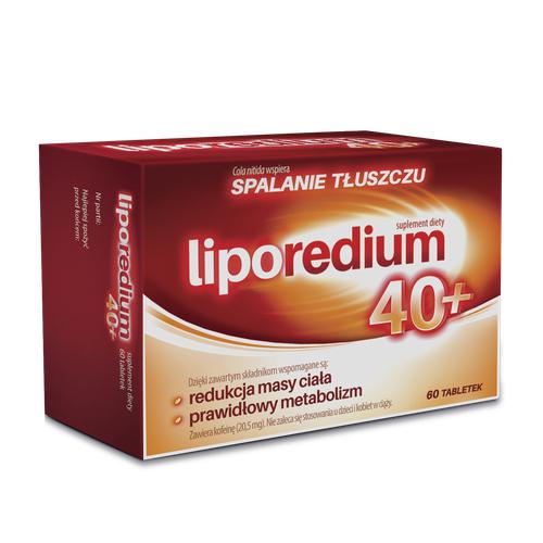 Zdjęcie produktu - Liporedium 40+, 60 tabl.