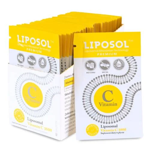 Zdjęcie produktu - Liposol Liposomalna witamina C 1000 mg, 40 sasz.