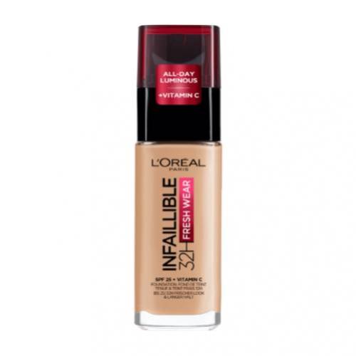 Zdjęcie produktu - L'OREAL INFALLIBLE Fresh Wear Podkład do twarzy 200 Warm Dore, 30ml