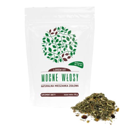 Zdjęcie produktu - LOREM VIT Mocne Włosy Naturalna mieszanka ziołowa, 50 g