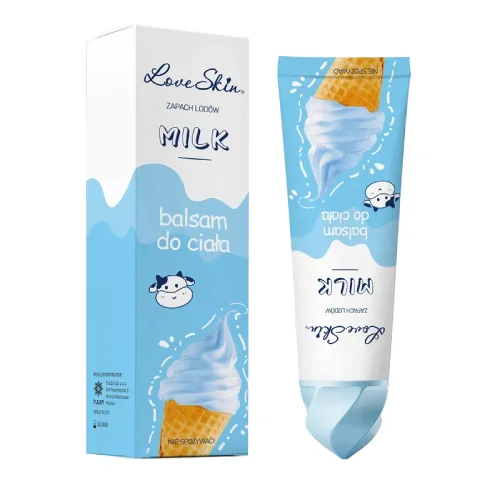 Zdjęcie produktu - Love Skin Ice Cream Milk Nawilżający balsam do ciała o zapachu lod&oacute;w, 120 g