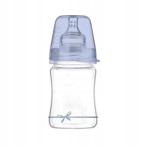 Zdjęcie produktu - LOVI Butelka szklana Diamond Glass Baby Shower Boy, 150ml