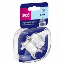 Zdjęcie produktu - LOVI Smoczek dynamiczny Kaszka 2szt. 6m+ 18/753
