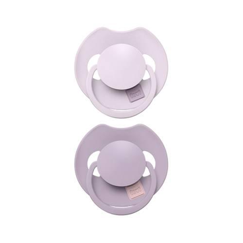Zdjęcie produktu - LOVI Smoczek dynamiczny silikonowy 6-18m Prime Lilac/Violet, 2szt. 34/422