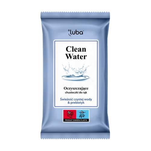 Zdjęcie produktu - LUBA Clean Water Chusteczki odświeżające, 15szt.