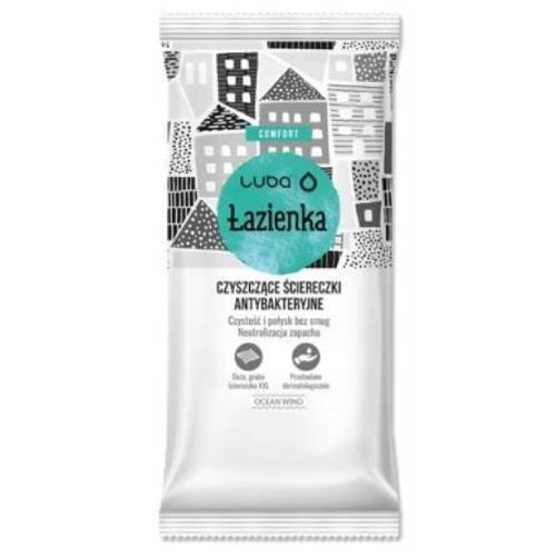 Zdjęcie produktu - LUBA Czyszczące ściereczki antybakteryjne Łazienka, 32szt.