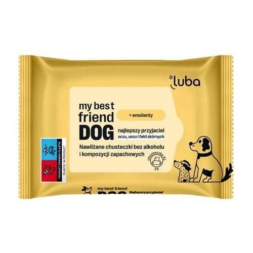 Zdjęcie produktu - LUBA DOG Nawilżane chusteczki do pielęgnacji wrażliwych miejsc, 25 szt.