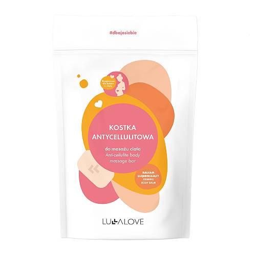 Lullalove Kostka antycellulitowa - Balsam w kostce do masażu, 70 g