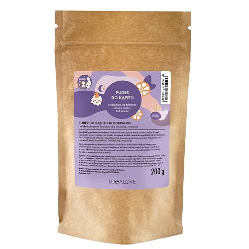Zdjęcie produktu - LULLALOVE Puder do kąpieli na dobranoc, 250 g
