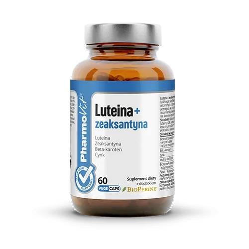 Zdjęcie produktu - PharmoVit Luteina + zeaksantyna, 60 kaps.