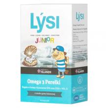 Zdjęcie produktu - Lysi Junior Omega 3 Perełki guma balonowa, 60 kaps.
