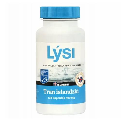 Zdjęcie produktu - LYSI Tran islandzki 500 mg, 120 kaps.
