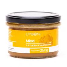 Zdjęcie produktu - ŁYSOŃ Mi&oacute;d z pyłkiem pszczelim, 250g