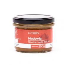 Zdjęcie produktu - ŁYSOŃ Mi&oacute;d z trzema dodatkami - "Miodowita", 250g