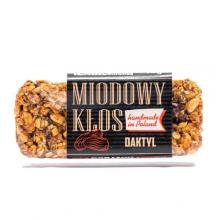 Zdjęcie produktu - ŁYSOŃ Miodowy Kłos batonik  BEZ CUKRU Daktyl, 45g