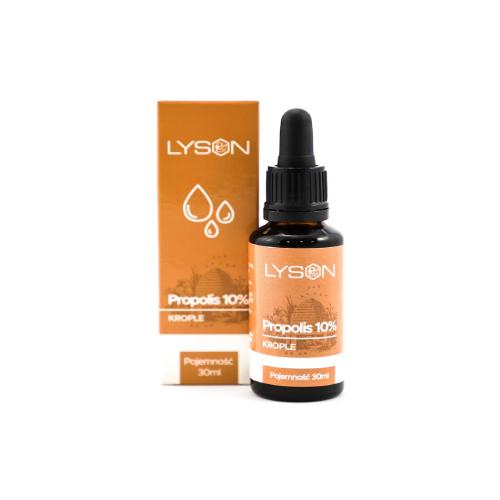 Zdjęcie produktu - ŁYSOŃ Propolis 10% krople, 30ml
