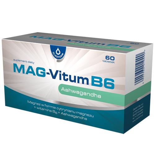 Zdjęcie produktu - MAG-Vitum B6 Ashwagandha, 60 tabletek
