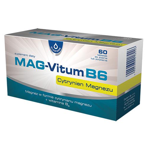 Zdjęcie produktu - MAG-Vitum B6 cytrynian, 60 tabletek
