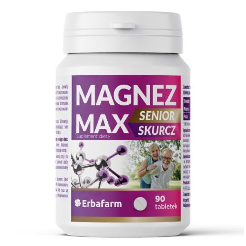 Zdjęcie produktu - MagnezMax Senior Skurcz, 90 tabl.