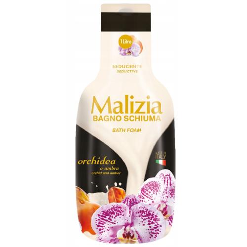 Zdjęcie produktu - Malizia Płyn do kąpieli Orchidea i Bursztyn, 1000ml