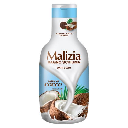 Zdjęcie produktu - Malizia Płyn do kąpieli Mleczko kokosowe, 1000ml