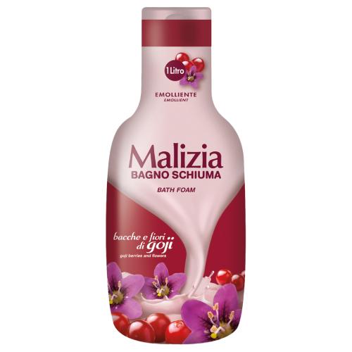 Zdjęcie produktu - Malizia Płyn do kąpieli Kwiaty & Jagody Goji, 1000ml