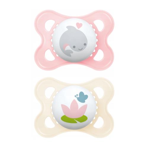 Zdjęcie produktu - MAM Original Smoczek ortodontyczny 2-6m Sealife Girl, 2szt.