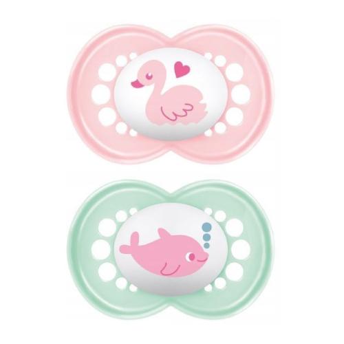 Zdjęcie produktu - MAM Original Smoczek ortodontyczny 6m+ Sealife Girl, 2szt.