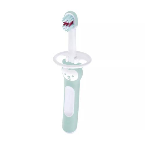 Zdjęcie produktu - MAM Baby's Brush Szczoteczka do zęb&oacute;w dla niemowląt z ogranicznikiem 6m+ Boy, 1 szt.