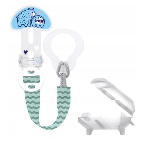 Zdjęcie produktu - MAM Zawieszka do smoczka z osłonką Planet Love Boy