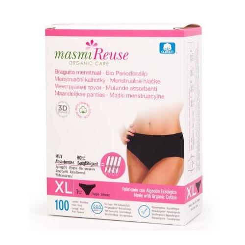 Zdjęcie produktu - MASMI Majtki menstruacyjne z bawełny organicznej rozmiar XL, 1szt.