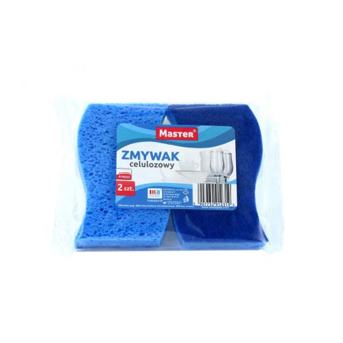 MASTER Zmywak celulozowy mix kolor&oacute;w, 2szt.