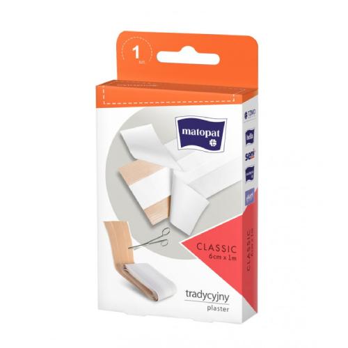 Zdjęcie produktu - MATOPAT CLASSIC Plastry 6cm x 1m - 1sztuka