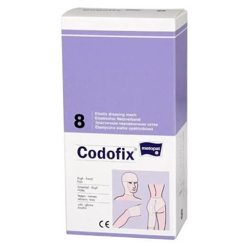 Zdjęcie produktu - Matopat Codofix 8 Elastyczna siatka opatrunkowa na udo, głowę, biodra 7cm-9,5 cm, 1 szt.